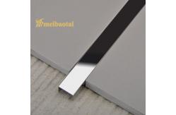 China PVD Brushed Stainless Steel Tile Trim U10 , JIS Stainless Tile Edge Trim supplier
