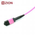 24 Fibers MTP Female To MTP Female OM4 3.0mm LSZH MTP Trunk Cable Custom Meters for sale