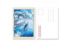 China 11x16cm Paris Eiffel Tower Day - Night 3D Lenticular Postcard With CMYK Printing supplier