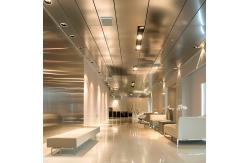 China Flat Panel Fire-Resistant Stainless Steel Ceiling In Matte Finish supplier