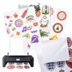 Inkjet Printable 108gsm Matte Adhesive White Label Paper Sheet For Label Material for sale