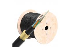 China Single Mode ADSS All Dielectric Fiber Optic Cable 12 24 48 96 Core For Aerial supplier