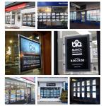 Acrylic Poster Display Led Poster Frame Led Slim Crystal Advertising Light Box for sale