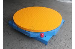 China Low Profile Manual Pallet Wrapping Turntable Machine Pedal Switch supplier