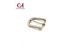 China Matte Brushed Nickel Metal Belt Buckles Corrosion Resistant Practical supplier