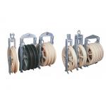 5 Wheels Aerial Helicopter Stringing Bundled Conductor Pulley for sale