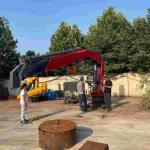 10ton 15ton Electric Hydraulic Marine Ship Crane Deck Crane For Fishing Boats for sale