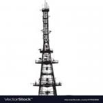 Angular 3leg Galvanized Steel Mobile Antenna Tower With MW Brackets