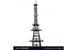 China Angular 3leg Galvanized Steel Mobile Antenna Tower With MW Brackets supplier