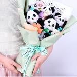 Panda Plush Doll Graduation Bouquet Graduation Season Bouquet Gift for Classmates and Girlfriends Finished Product of Children's Day Bouquet for sale