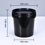 1L Capacity Plastic Bucket Made of Impact Resistant PP Material with Airtight Seal