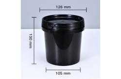 China 1L Capacity Plastic Bucket Made of Impact Resistant PP Material with Airtight Seal supplier
