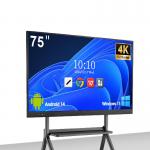 65 75 86 Inch Android 14 Whiteboard Interactive Smart Whiteboard Interactive Touch Panel for sale