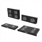 Rack Mounted 2 Cooling Fan 4 Fan Unit Network Cabinet for sale