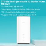 Unlocked ZTE MC8020 5GHz WiFi Router Newest Indoor CPE Full Band 5400Mbps