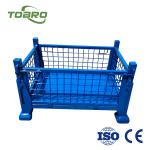 High Capacity Steel Storage Cage Warehouse Industrial Heavy Duty Metal Storage Boxes for sale