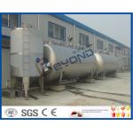 Stainless Steel Large Outdoor Juice Storage Tank , Milk Storage Tank With SUS304 SUS316 for sale
