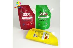 China 110mic Flat Bottom Plastic Pouches 1.5C Gravnre Printing Laminating Plastic Pouch supplier
