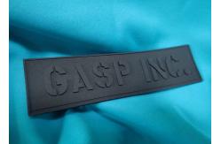 China Fashion Custom Clothing Patches For Clothing , 3d Pvc Silicone Rubber Patches supplier