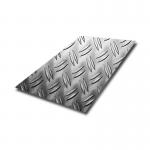 201 Checkered Stainless Steel Sheet With Double Row Floral Pattern for sale