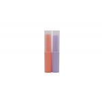 Beauty Package Slim Lip Balm Tubes 3.5g PP Pink Lip Balm Container for sale