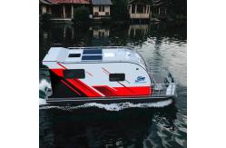 China 7.9m Length 2-6 People House Boat For Fishing Activities supplier