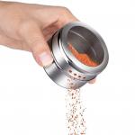 Kitchen Stainless Steel Spice Jars With Rack Storage Magnet for sale