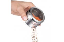 China Kitchen Stainless Steel Spice Jars With Rack Storage Magnet supplier