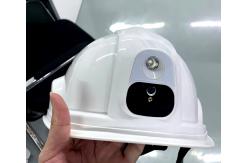 China MTK6739 SOS Helmet Camera 4G GPS Wifi Live Stream For Mining Construction supplier