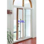 Customized Aluminium Coated Windows , wood Double Glazed Windows With Arch At Top for sale