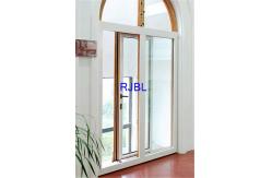 China Double Glass aluminum Clad wood Replacement Windows Natural Laminated Conifer Lumbers supplier