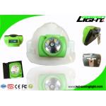 USB Charging Led Cordless Mining Light , Cap Lamp Mining PC Beam Safety OLED Screen for sale