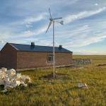 Electric Household Wind Power System Horizontal Pure Sine Wave Low Frequency