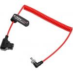 Alvin's Cables Ultra Soft Dtap to Locking DC 2.1 Right Angle Cable, Atomos Ninja Dtap Power Coiled Cable for Video Devices PIX-E7 PIX-E5 Monitor, for Hollyland Mars 400s for sale