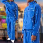 Lightweight Nylon Windbreaker Set Two Piece Jogging Suits Vintage Track Suit Antibacterial for sale