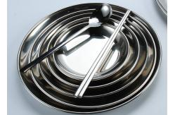 China SS304 Chafing Round Dinner Plates supplier