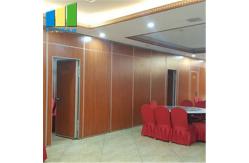 China Collapsible Wooden Sliding Partition Walls  /  Acoustic Folding Wall supplier