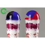 Grease Resistant Clear Plastic Party Cups With Dome Lids Flexo Printing for sale