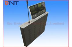 China Ultra Thin Vertical LCD Monitor Lift With Motorized Separate Lifting Microphone supplier