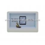 Refrigerator White Show Case Display , Transparent LCD Glass Box for sale