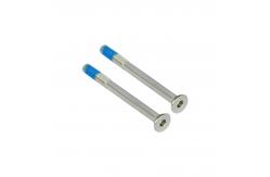 China BS Self Locking Machine Screw M2x5 Chromium Gilded Nickelplated supplier