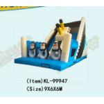 Children Fun Park Inflatable Penguin Slide For Rentals