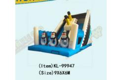 China Children Fun Park Inflatable Penguin Slide For Rentals supplier