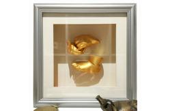 China Little Baby Memory Hand And Foot Casting Photo Frame With Painting supplier