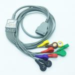10 Leads Beneware Holter Recorder ECG Cable With Snap IEC for sale