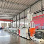 Single Screw Plastic Pipe Extrusion Line 132KW 1 Year Warranty for sale