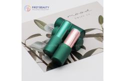 China Round Empty Aluminum Lipstick Tube Container Plastic 3.8g supplier