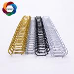 2 To 1 Spiral Binding Wire 1.4mm Twin Ring Pantone Double Notebook Spring Binder for sale