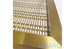 China Brass Metal Wire Mesh Room Divider Partition For Sofa Background Wall supplier