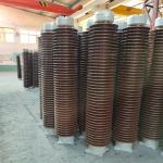 Brown Glazed 88kg Height 1700mm Lightning Arrester Insulator